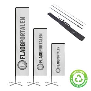 H-shape med mast och bärväska